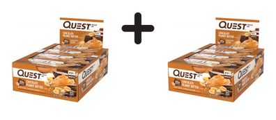 2 x Quest Nutrition Quest Bars (12x60g) Chocolate Peanut Butter