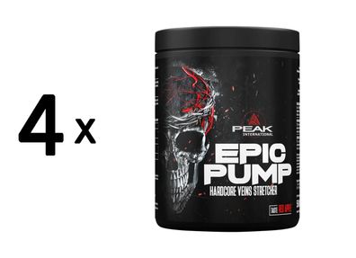 4 x Peak Epic Pump (500g) Red Apple