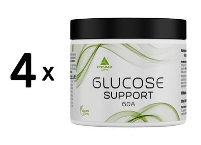 4 x Peak Glucose Support GDA (60 caps) Unflavoured