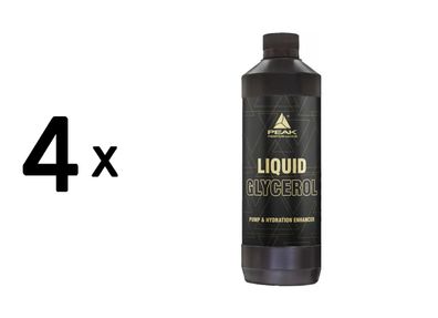 4 x Peak Liquid Glycerol (500ml) Neutral