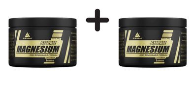 2 x Peak Magnesium Citrate (240g) Lemon