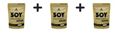 3 x Peak Soy Protein Isolate (750g) Salted Peanut Caramel