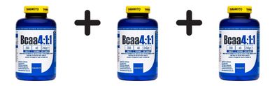 3 x BCAA 4:1:1 - 200 tablets