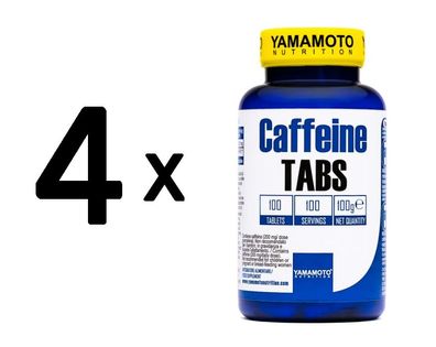 4 x Caffeine Tabs - 100 tablets