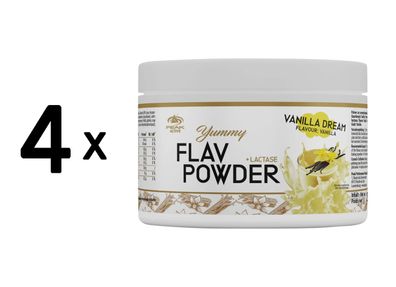 4 x Peak Yummy Flav Powder (250g) Vanilla Dream