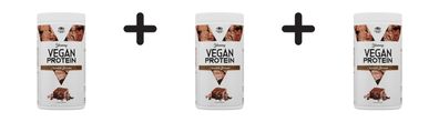 3 x Peak Yummy Vegan Protein (450g) Chocolate Brownie