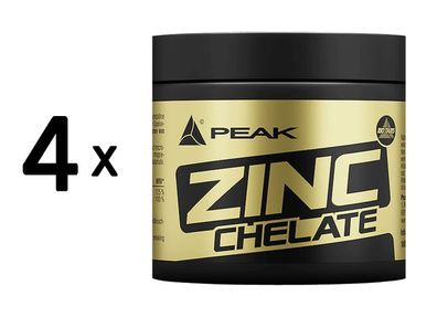 4 x Peak Zinc Chelate (180 Tabs)