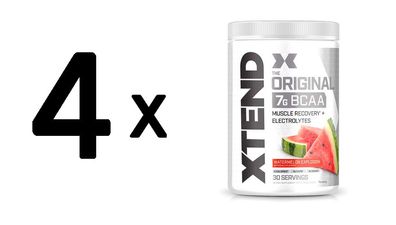 4 x Xtend BCAA (30serv.) Raspberry Pineapple