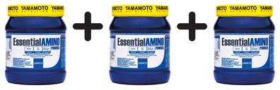 3 x Essential Amino Powder, Orange - 300g