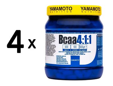 4 x BCAA 4:1:1 - 500 tablets