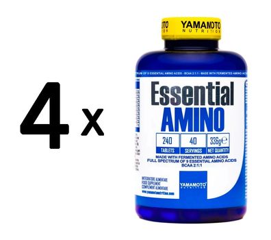 4 x Essential Amino - 240 tablets