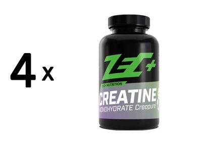 4 x Zec+ Creatine Monohydrate Creapure (180 Caps) Unflavoured