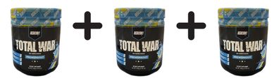 3 x Total War - Preworkout, Blue Lemonade - 426g