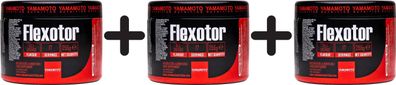 3 x Flexotor, Red Orange - 255g