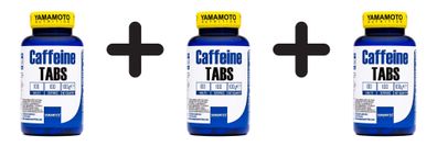 3 x Caffeine Tabs - 100 tablets