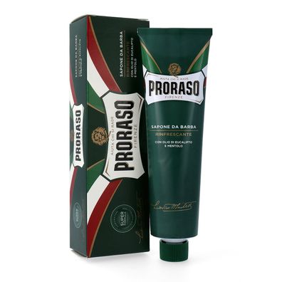 Proraso Rasierseife Tube Eukalyptusöl und Menthol 150 ml