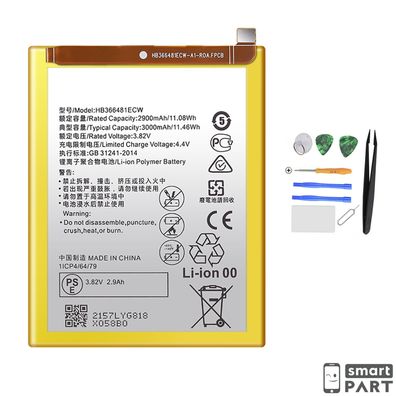 ERSATZ AKKU FÜR HUAWEI P9|P9 LITE|P20 LITE|P10 LITE HB366481ECW Batterie LI-ION