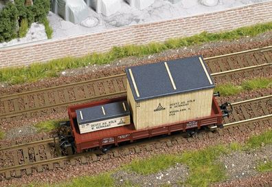 Busch 1685, Ladegut Holzkisten »West«, H0 Modellwelten Bausatz 1:87