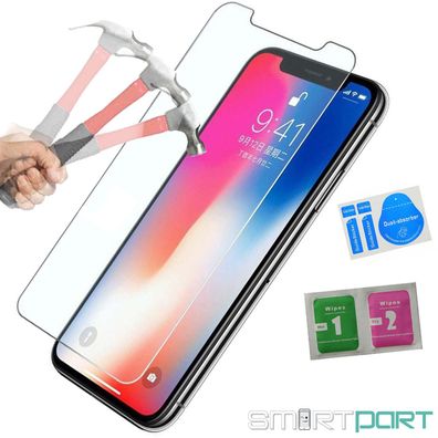 Display Schutzglas FÜR iPHONE X|XS|11 PRO Echtglas Panzerfolie ULTRA DÜNN 9H+SET