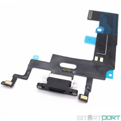 FÜR iPHONE XR Ladebuchse Schwarz Docking PORT FLEX KABEL STEREO Mikrofon AUDIO