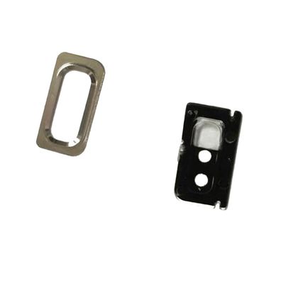 FÜR Samsung GALAXY S5 BLITZ LICHT GLAS Abdeckung MIT RAHMEN SILBER G900F G903F