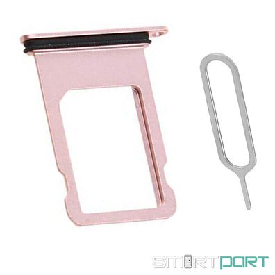 FÜR iPHONE 7 SIM KARTEN Rosegold HALTER FACH Schiene Adapter SLOT MIT NADEL PIN