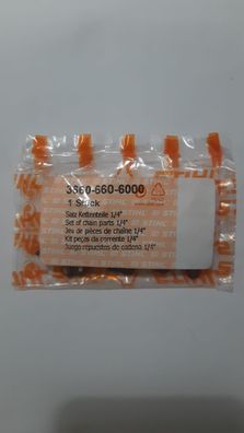 10x STIHL Original Kettenglied, Nieten, Verbindungsglieder 1/4" 36606606000