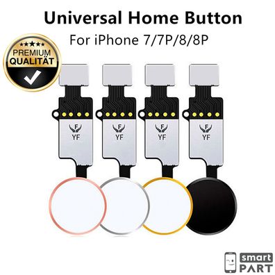 Original YF Universal Homebutton Taste Für iPhone 7|8|Plus|SE2|SE3 No TouchID