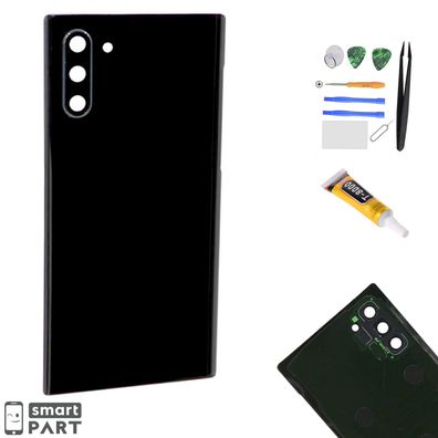 Ersatz Backcover Akkudeckel Für Samsung Note 10|10 + Plus Aura Black Schwarz