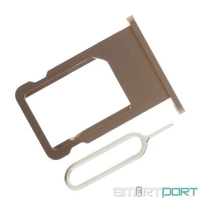 FÜR iPHONE 6 SIM KARTEN HALTER GOLD FACH Stecker Adapter Schiene SLOT + NADEL PIN