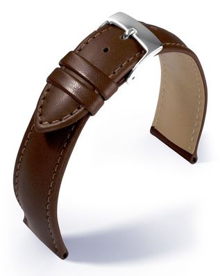 Barington Kalb Resisto Uhrenarmband XL Leder braun hautfreundlich
