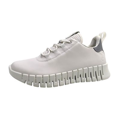 Ecco Gruuv Sneaker Lea 218203-60718 Weiß white/grey