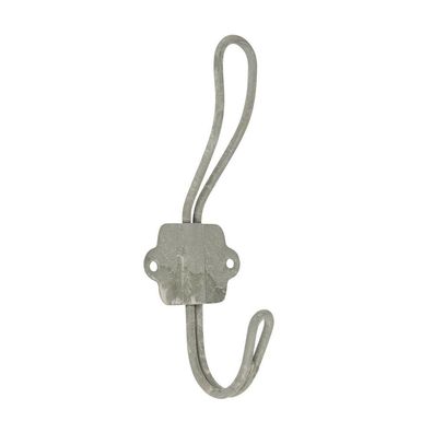Haken BRÖRUP grau aus Metall Wandhaken Metallhaken für Garderobe Handtücher