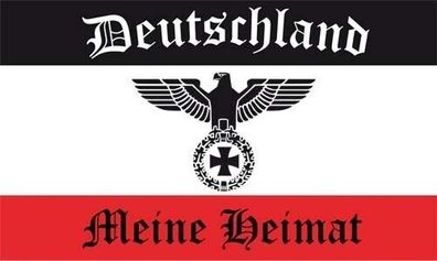 FLAGGE FAHNE 150 x 250cm Reichsflagge SWR "Deutschland - Meine Heimat" 1533