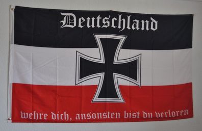 FLAGGE FAHNE 60 x 90cm SWR "D - wehre dich, ansonsten bist du verloren" 3943