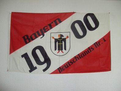 FLAGGE FAHNE 2526 90 x 150cm Bayern 1900 Deutschlands Nr. 1