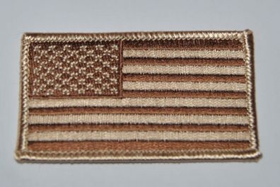 USA Patch Aufnäher Aufbügler Desert links