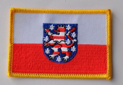 Aufnäher PATCH 0963 Wappen Thüringen klein ca 38mm x 58mm