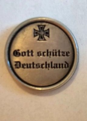 Pin rund Gott schütze Deutschland (Gr. 2,1cm)