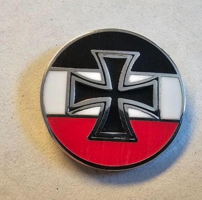 Pin Anstecker Rund Gösch Eisernes Kreuz (Gr. 2cm)