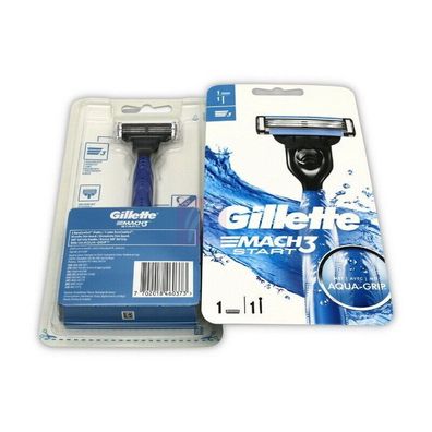 2x Rasierer Gillette Mach3 Start Rasierapparat inkl. 2 Griffen + 2 Rasierklingen