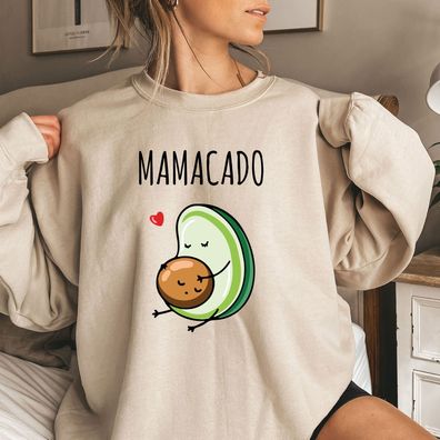 Mamacado Sweatshirt | Schwangerschaftsverkündung Pullover | Geschenk Babyparty