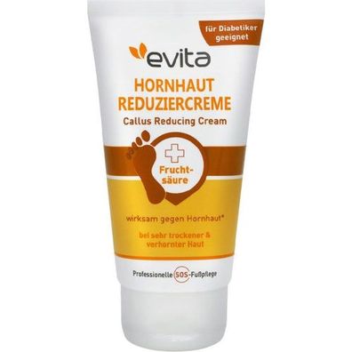 2x 75 ml Evita Hornhautreduziercreme Fusscreme