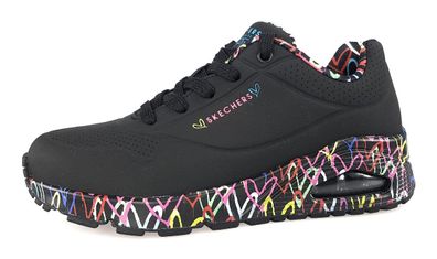 Skechers Uno - Loving Love 155506 Schwarz Black BBK