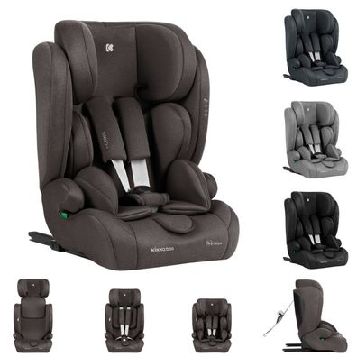 Kikkaboo Kindersitz i-Cross i-Size (76-150cm) Isofix Top Tether Kopfstütze Gurt