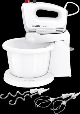 Bosch CleverMixx MFQ2600W - Mixer - 375 W - Weiß/Rot