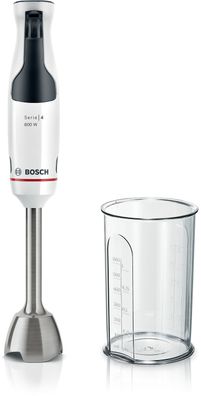 Bosch Serie 4 MSM4W210 Mixer 0,6 l Pürierstab 600 W Schwarz, Weiß