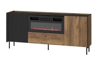 Komoda Prestigo P16 Sideboard 180x79x40 cm Elektrische Kamin Heizfunktion