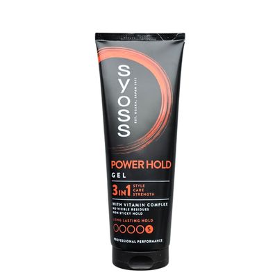 Syoss/Power Hold Gel 3in1 "Long Lasting Hold" 250ml/Haarstyling