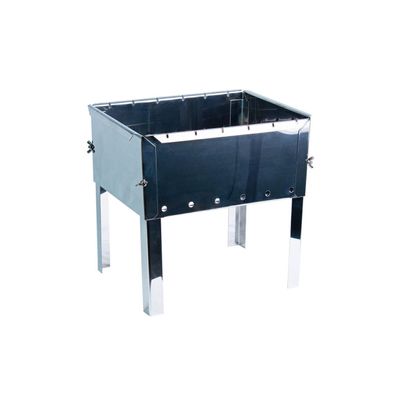 Holzkohlegrill Mangal für 6 Spieße Shashlik BBQ Grillen Kompakt und Mobil